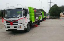 信陽(yáng)環(huán)衛(wèi)車系信陽(yáng)浉河區(qū)交付使用